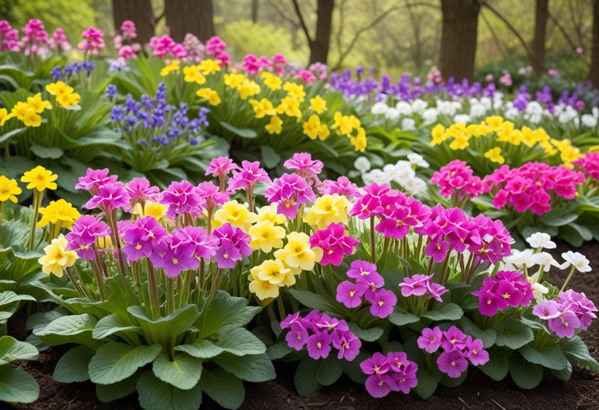 Primula – våren är på väg, låt oss fira! illustration