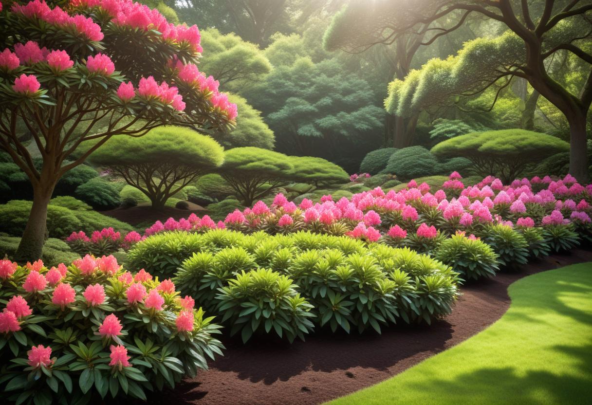 Tips för att få dina rhododendron att blomstra! illustration